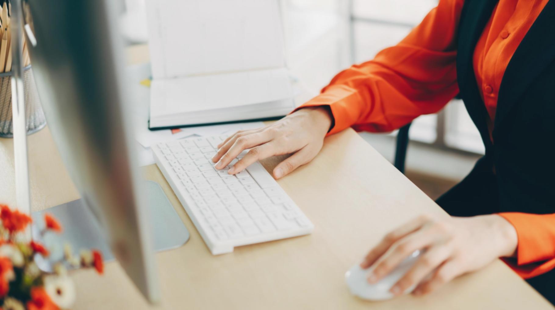Modern financial consultation setup with budget planning materials